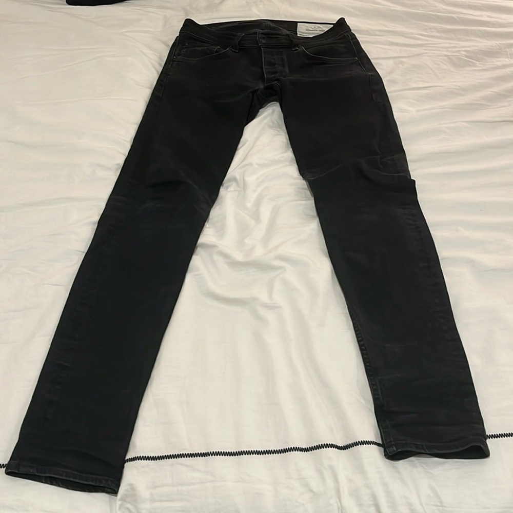 Rag & Bone Black Fit 1 Extra Slim Jeans Size 32